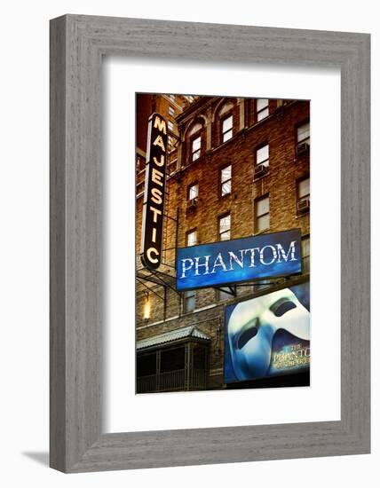 The Phantom Of The Opera - Majestic - Times Square - New York City - United States-Philippe Hugonnard-Framed Photographic Print