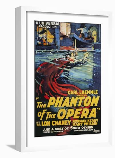 The Phantom of the Opera Movie Lon Chaney 1925-null-Framed Art Print