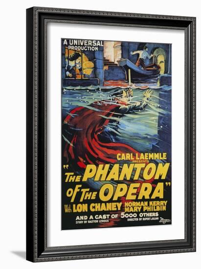 The Phantom of the Opera Movie Lon Chaney 1925-null-Framed Art Print