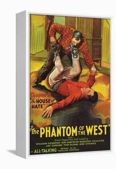 The Phantom of the West - House of Hate-null-Framed Stretched Canvas