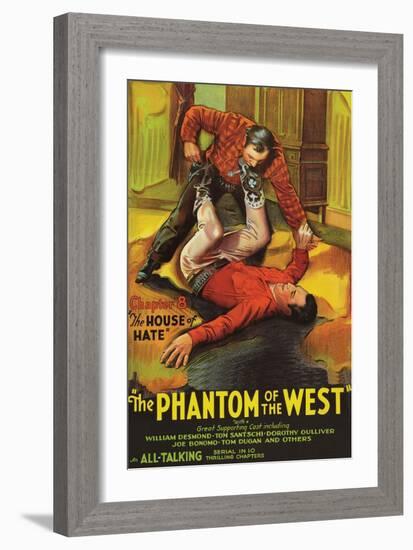 The Phantom of the West - House of Hate-null-Framed Premium Giclee Print