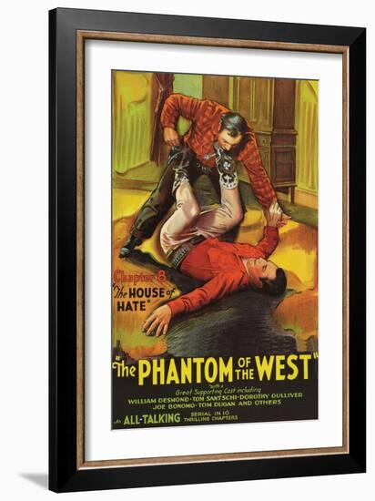 The Phantom of the West - House of Hate-null-Framed Art Print