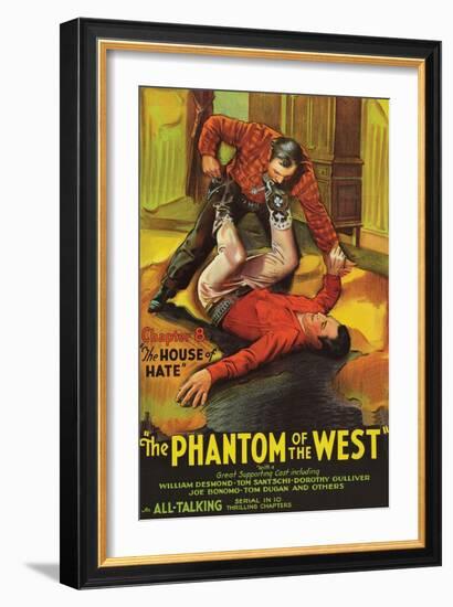 The Phantom of the West - House of Hate-null-Framed Art Print