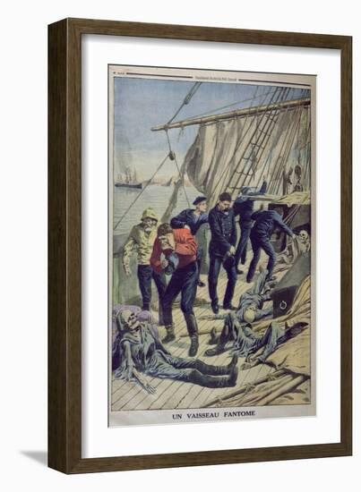 The Phantom Ship 'The Marlborough' Discovered Near Cape Horn-null-Framed Giclee Print