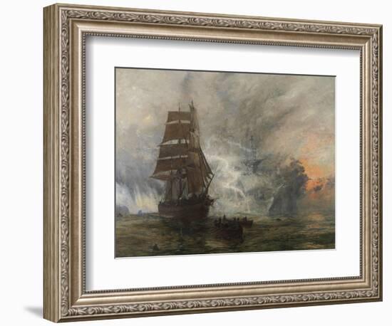 The Phantom Ship-William Lionel Wyllie-Framed Giclee Print