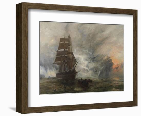 The Phantom Ship-William Lionel Wyllie-Framed Giclee Print