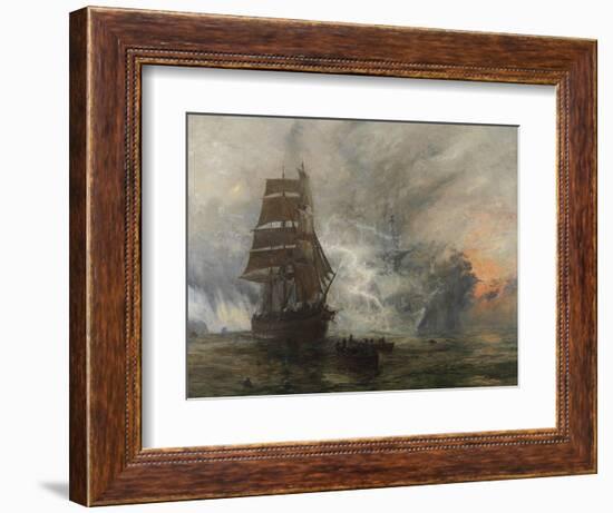 The Phantom Ship-William Lionel Wyllie-Framed Giclee Print