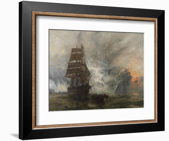 The Phantom Ship-William Lionel Wyllie-Framed Giclee Print