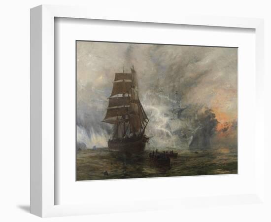 The Phantom Ship-William Lionel Wyllie-Framed Giclee Print