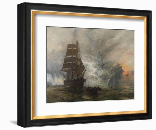 The Phantom Ship-William Lionel Wyllie-Framed Giclee Print