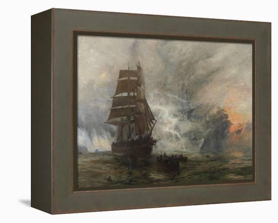 The Phantom Ship-William Lionel Wyllie-Framed Premier Image Canvas