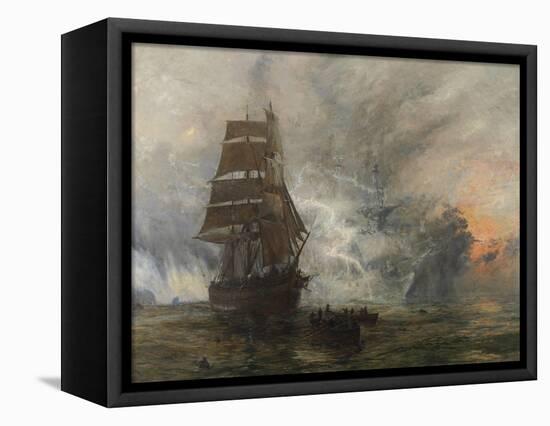 The Phantom Ship-William Lionel Wyllie-Framed Premier Image Canvas