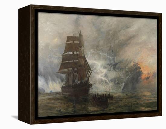 The Phantom Ship-William Lionel Wyllie-Framed Premier Image Canvas