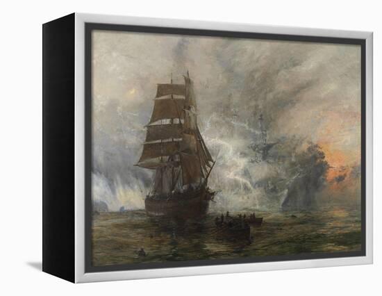 The Phantom Ship-William Lionel Wyllie-Framed Premier Image Canvas