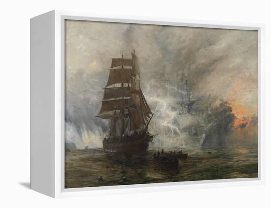 The Phantom Ship-William Lionel Wyllie-Framed Premier Image Canvas