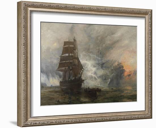 The Phantom Ship-William Lionel Wyllie-Framed Giclee Print