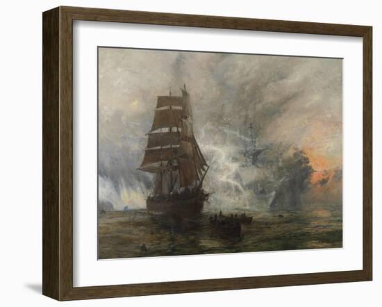 The Phantom Ship-William Lionel Wyllie-Framed Giclee Print