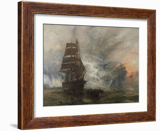 The Phantom Ship-William Lionel Wyllie-Framed Giclee Print