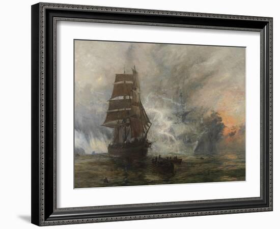 The Phantom Ship-William Lionel Wyllie-Framed Giclee Print