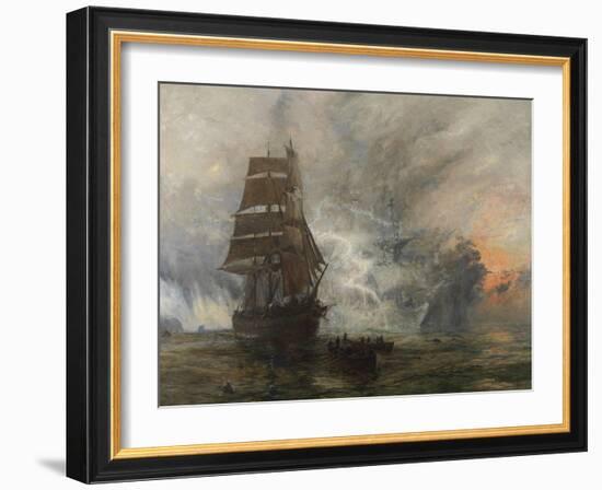 The Phantom Ship-William Lionel Wyllie-Framed Giclee Print