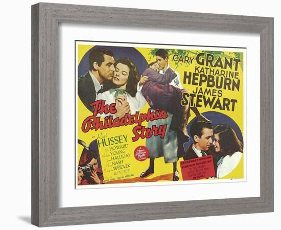 The Philadelphia Story, 1940-null-Framed Art Print