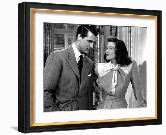 The Philadelphia Story, Cary Grant, Katharine Hepburn, 1940-null-Framed Photo