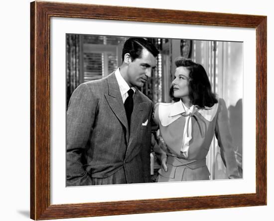 The Philadelphia Story, Cary Grant, Katharine Hepburn, 1940-null-Framed Photo