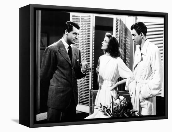 The Philadelphia Story, Cary Grant, Katharine Hepburn, James Stewart, 1940-null-Framed Stretched Canvas