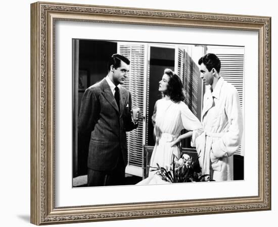 The Philadelphia Story, Cary Grant, Katharine Hepburn, James Stewart, 1940-null-Framed Photo