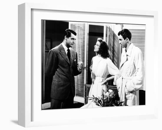 The Philadelphia Story, Cary Grant, Katharine Hepburn, James Stewart, 1940-null-Framed Photo