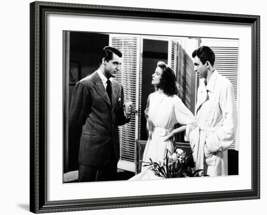 The Philadelphia Story, Cary Grant, Katharine Hepburn, James Stewart, 1940-null-Framed Photo