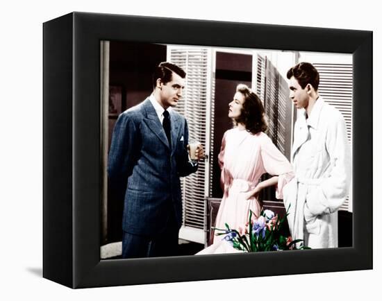 The Philadelphia Story, Cary Grant, Katharine Hepburn, James Stewart, 1940-null-Framed Stretched Canvas