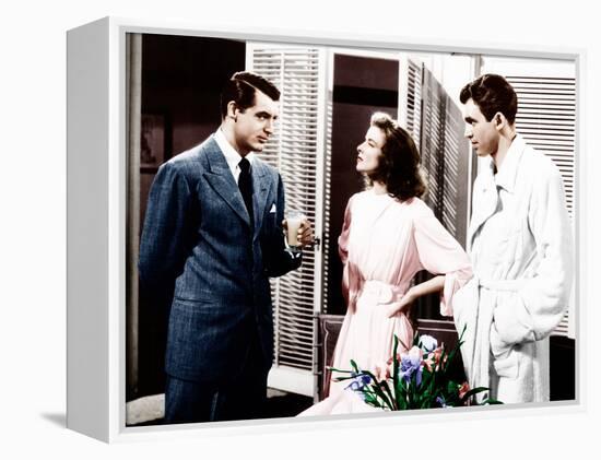 The Philadelphia Story, Cary Grant, Katharine Hepburn, James Stewart, 1940-null-Framed Stretched Canvas