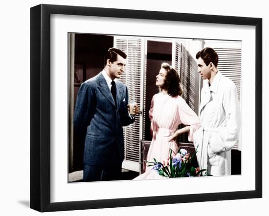 The Philadelphia Story, Cary Grant, Katharine Hepburn, James Stewart, 1940-null-Framed Photo