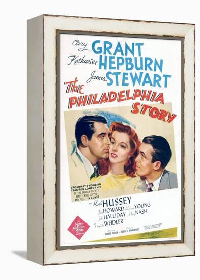 The Philadelphia Story, Cary Grant, Katharine Hepburn, James Stewart, 1940-null-Framed Stretched Canvas