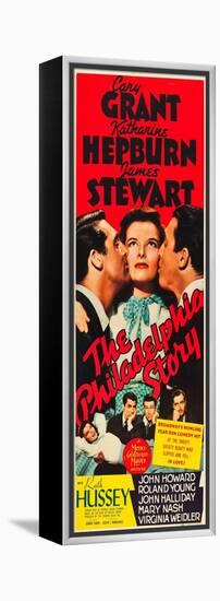 The Philadelphia Story, Cary Grant, Katharine Hepburn, James Stewart, 1940-null-Framed Stretched Canvas