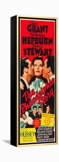 The Philadelphia Story, Cary Grant, Katharine Hepburn, James Stewart, 1940-null-Framed Stretched Canvas