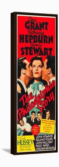 The Philadelphia Story, Cary Grant, Katharine Hepburn, James Stewart, 1940-null-Framed Stretched Canvas