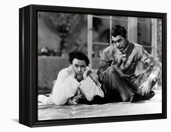 The Philadelphia Story, James Stewart, Cary Grant, 1940-null-Framed Stretched Canvas