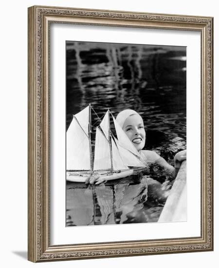 The Philadelphia Story, Katharine Hepburn, 1940-null-Framed Photo