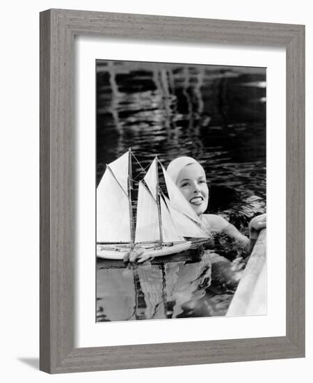 The Philadelphia Story, Katharine Hepburn, 1940-null-Framed Photo