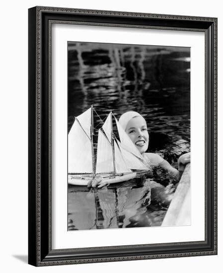 The Philadelphia Story, Katharine Hepburn, 1940-null-Framed Photo