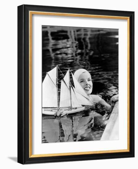 The Philadelphia Story, Katharine Hepburn, 1940-null-Framed Photo