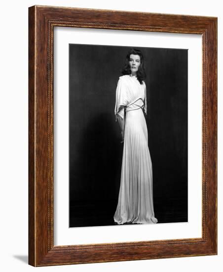 The Philadelphia Story, Katharine Hepburn at the Time of the Stage Production, 1940-null-Framed Photo