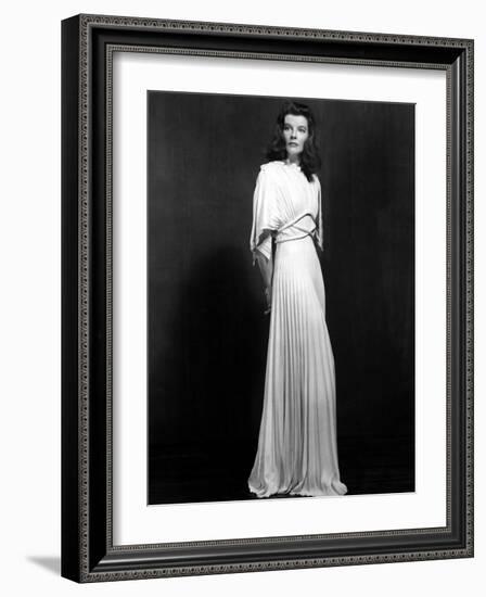 The Philadelphia Story, Katharine Hepburn at the Time of the Stage Production, 1940-null-Framed Photo