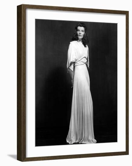 The Philadelphia Story, Katharine Hepburn at the Time of the Stage Production, 1940-null-Framed Photo