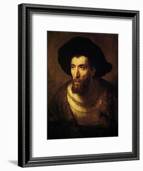 The Philosopher, 1650-Rembrandt van Rijn-Framed Giclee Print