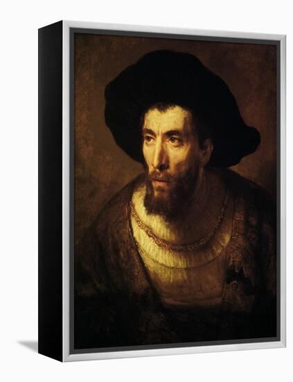 The Philosopher, 1650-Rembrandt van Rijn-Framed Premier Image Canvas