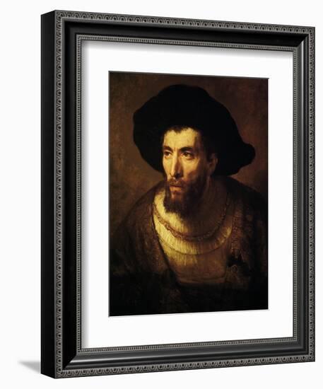 The Philosopher, 1650-Rembrandt van Rijn-Framed Giclee Print