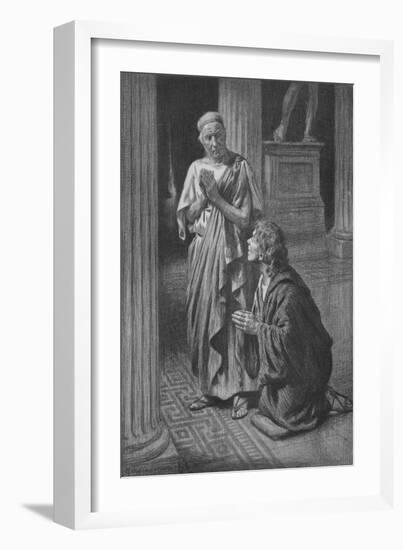 'The Philosopher and his friend at Prayer', c1917, (1917)-Gunning King-Framed Giclee Print